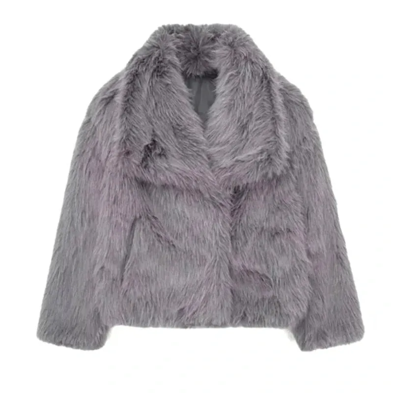 Oversized Cozy Fur Coat