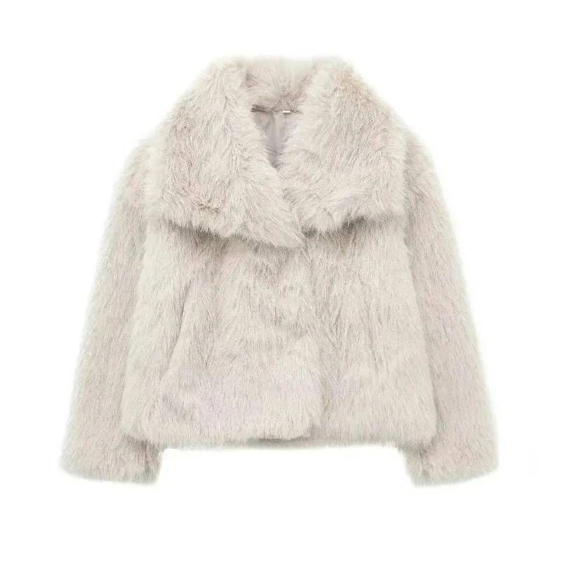 Oversized Cozy Fur Coat