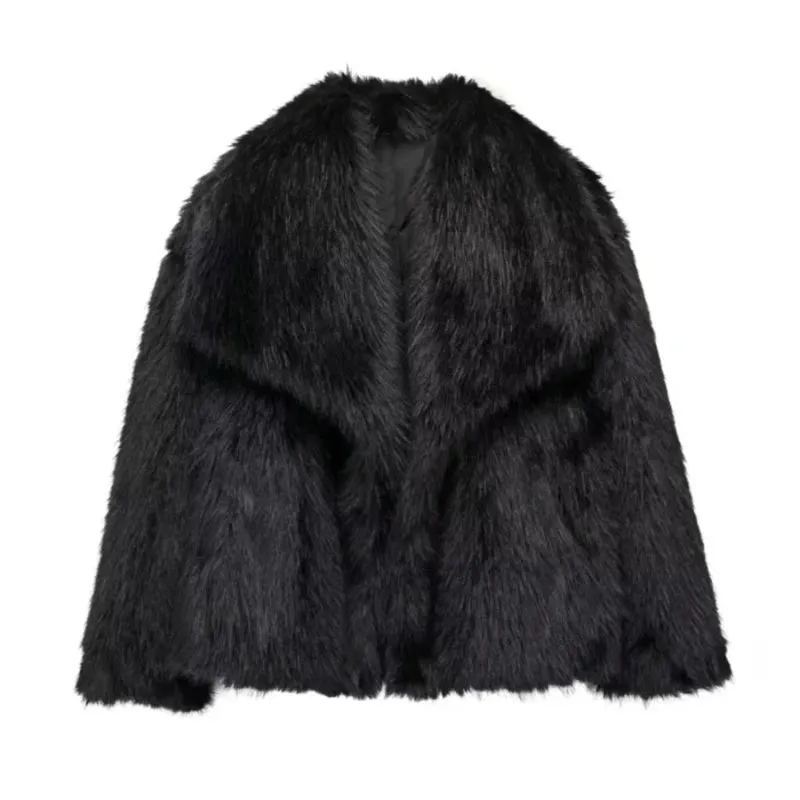 Oversized Cozy Fur Coat