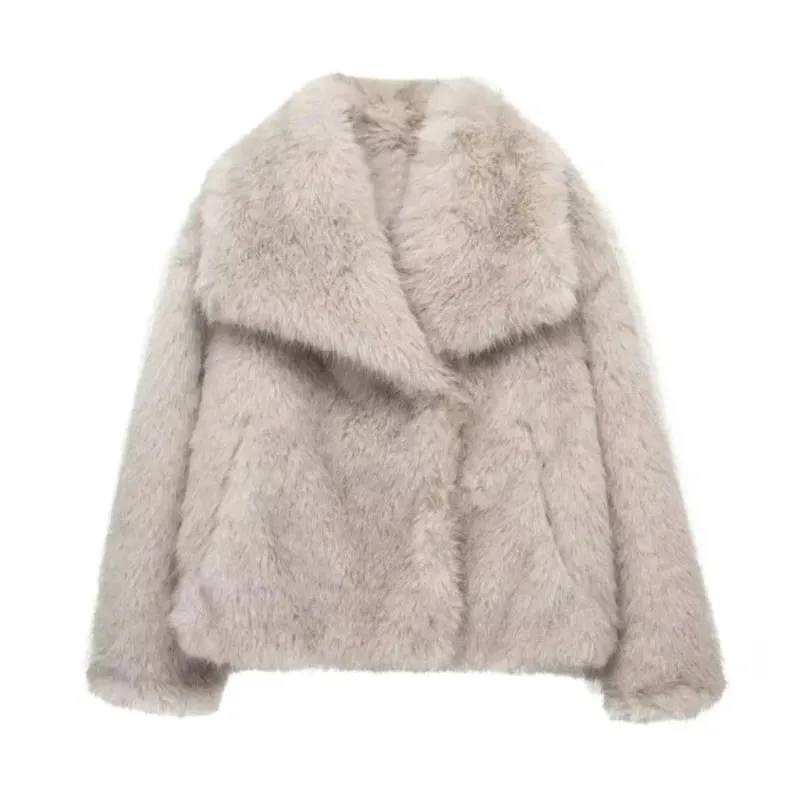 Oversized Cozy Fur Coat