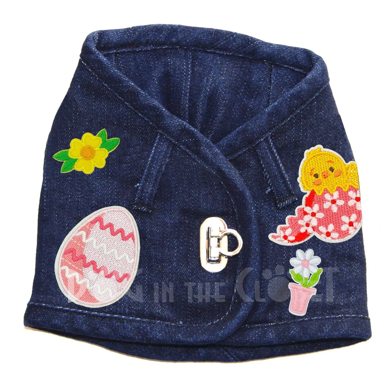 Pastel Easter Denim Harness Vest in 3 Colors