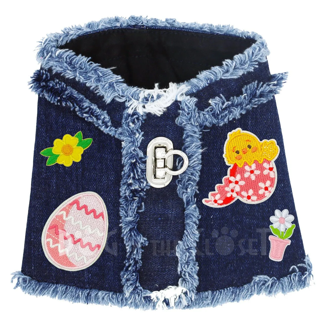 Pastel Easter Denim Harness Vest in 3 Colors