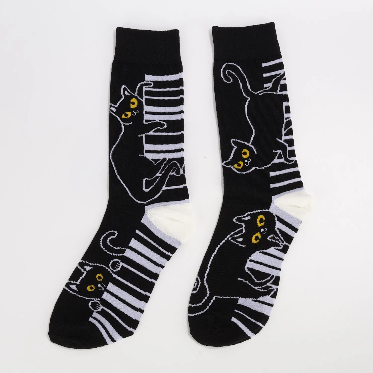 Piano Kitten Socks