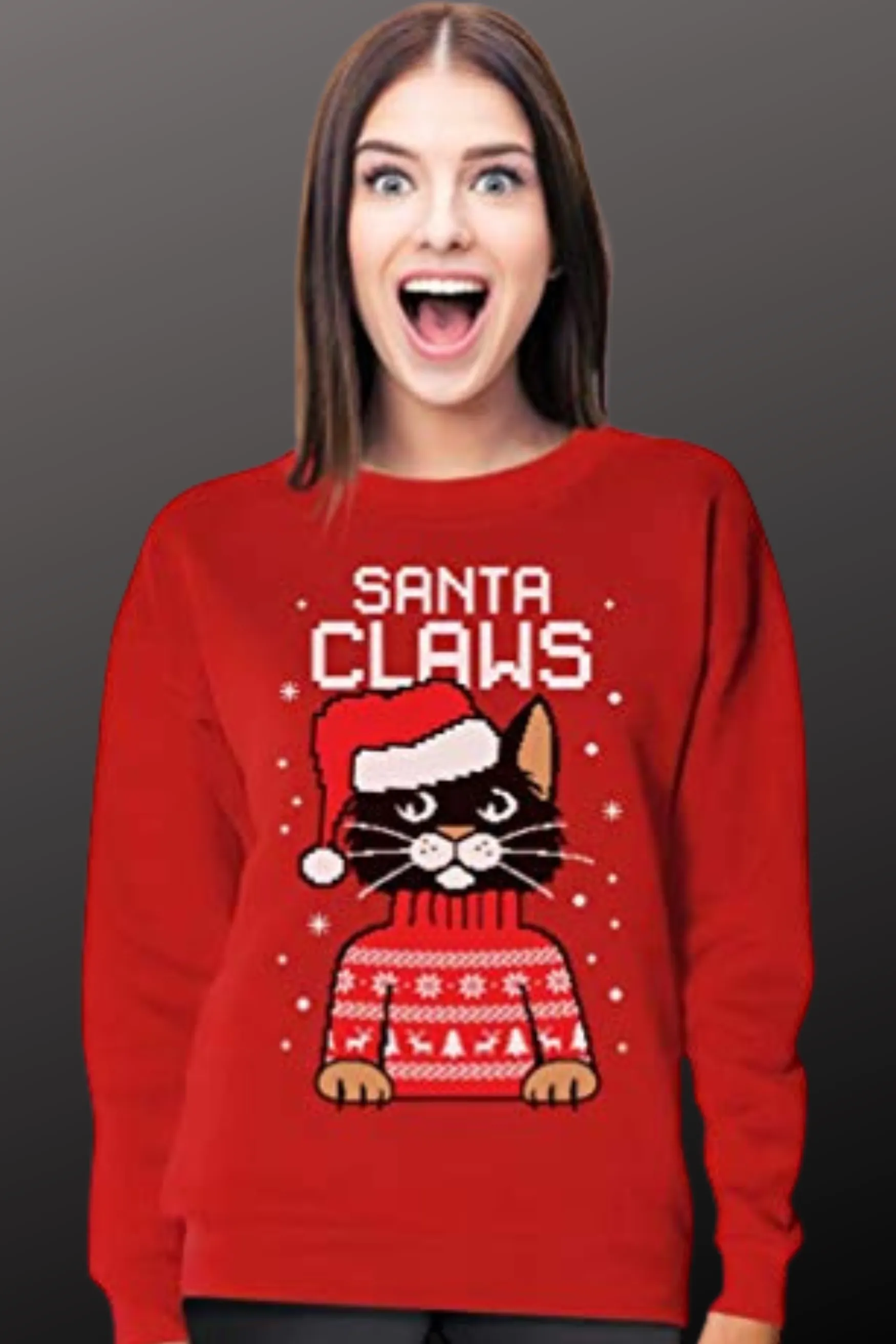 Purrfectly Ugly: Santa Claws Sweater