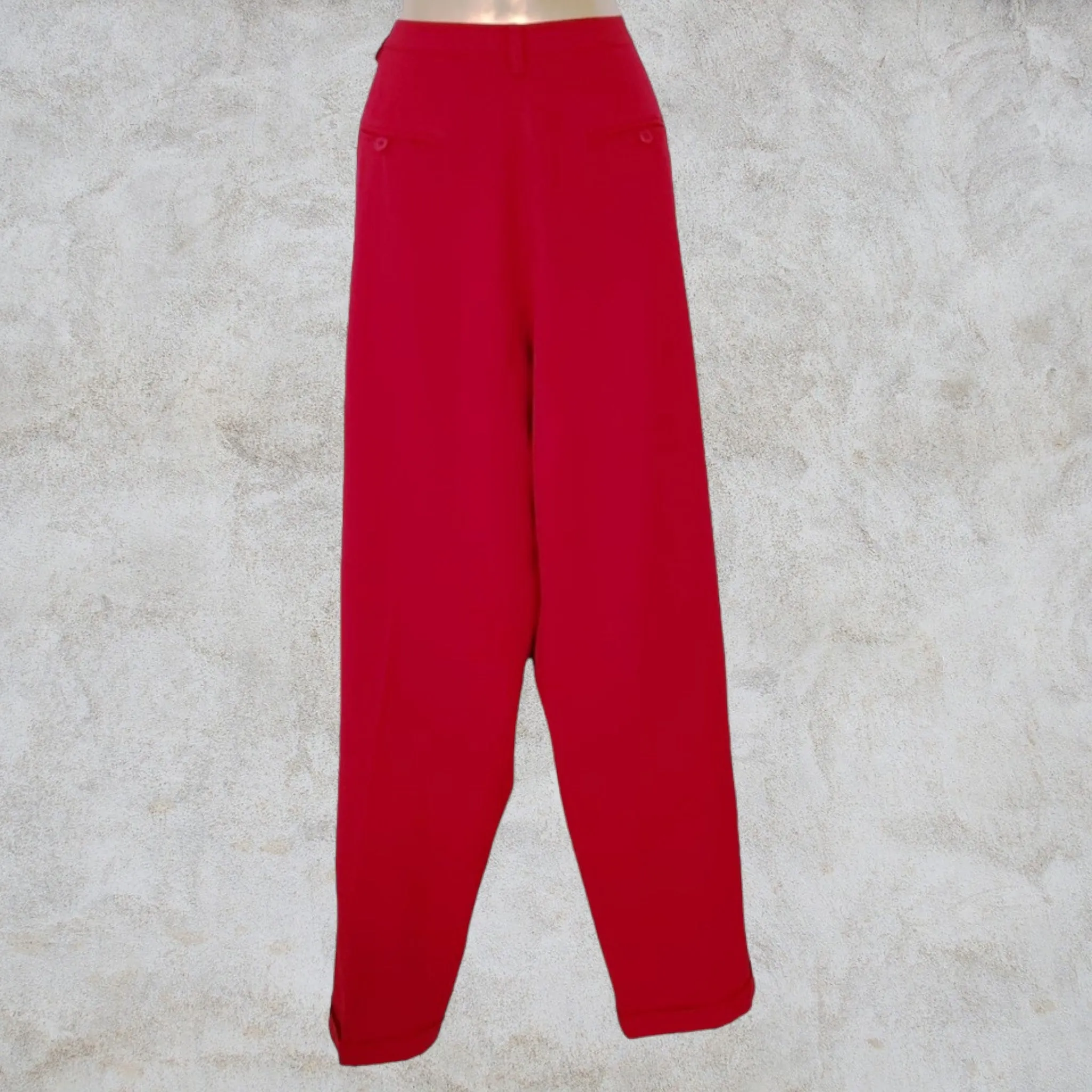 Ralph Lauren Red Vintage Trousers UK 12 US 8 EU 40