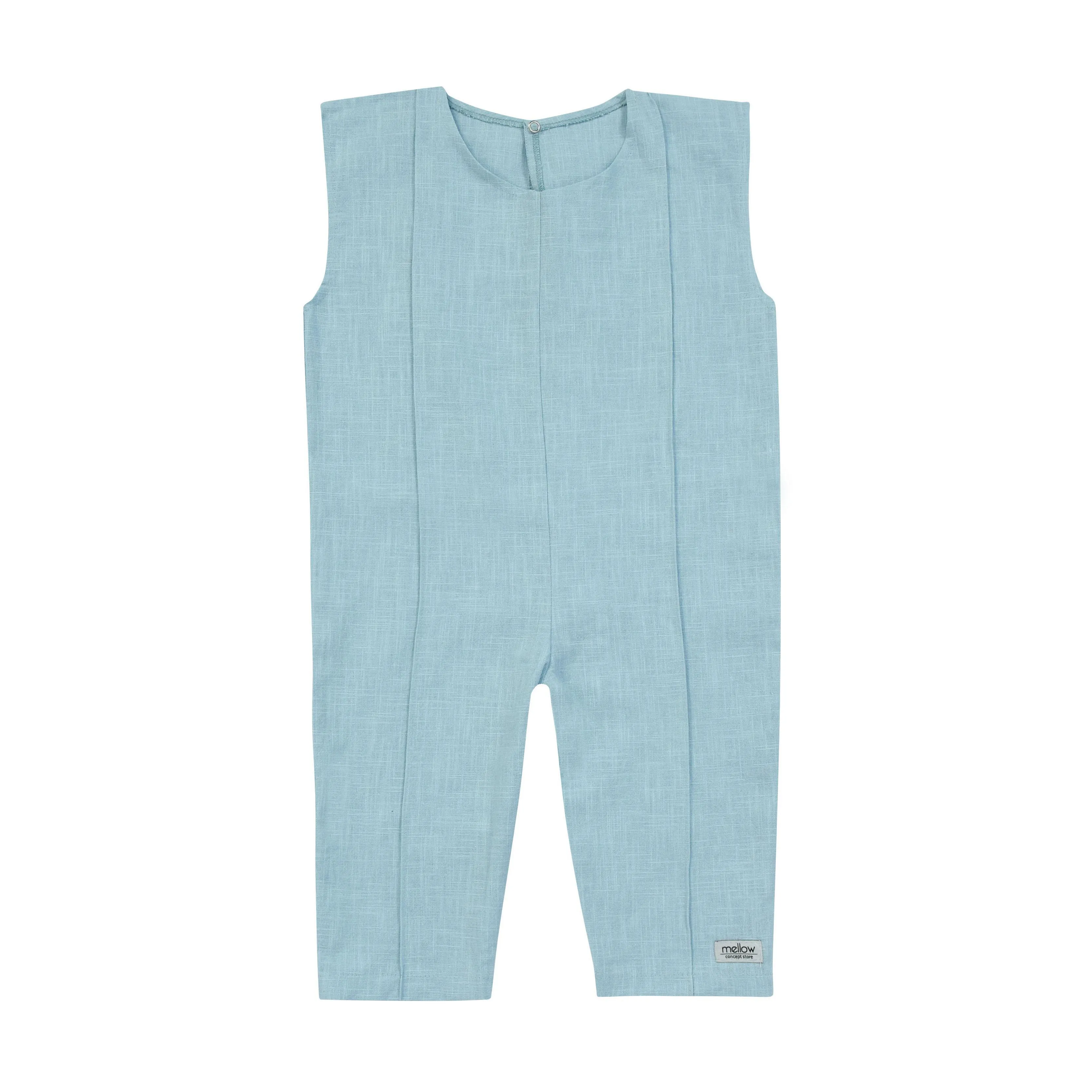 Ramie Baby/Kid Overall - Blue