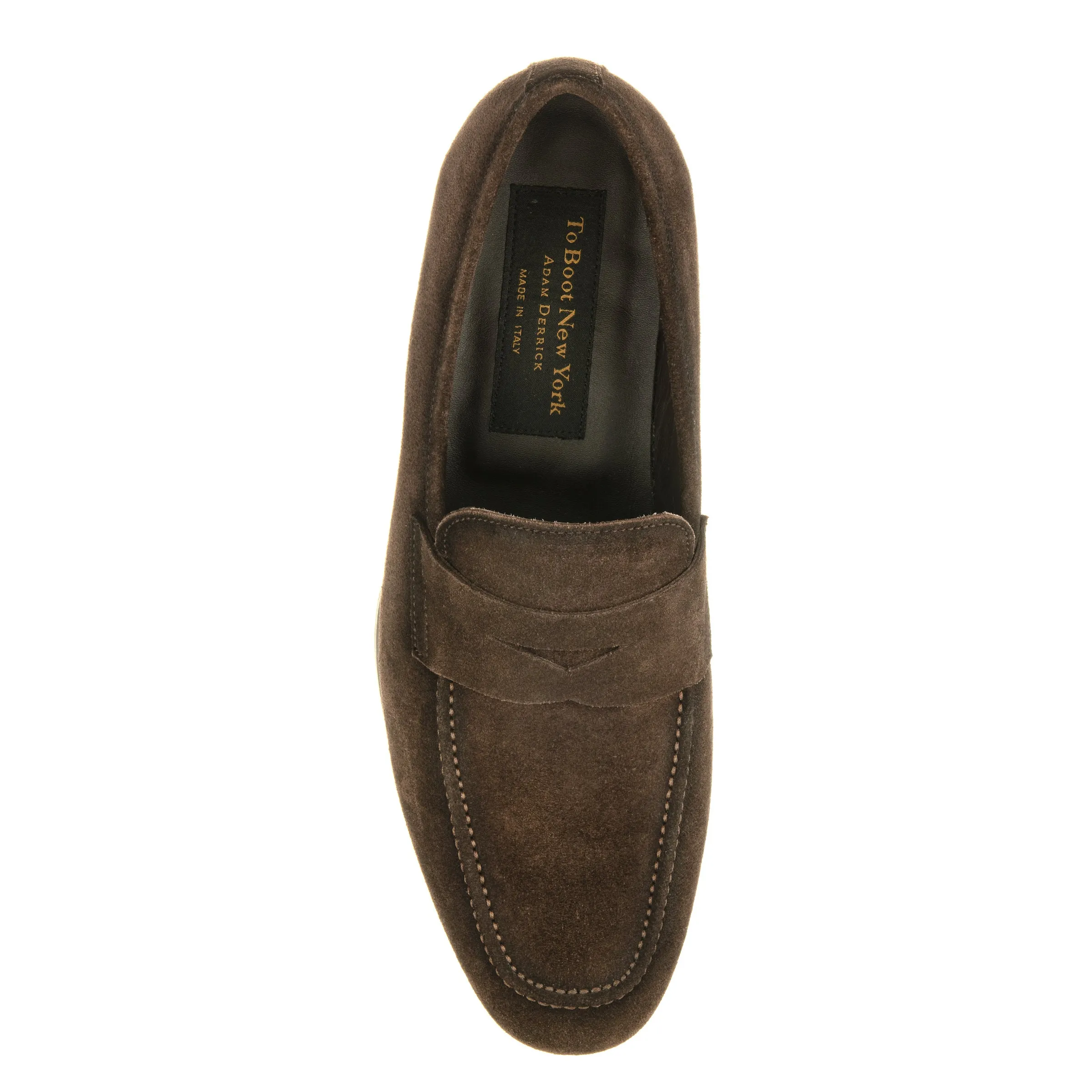 Ronny Dark Brown Suede Slip On