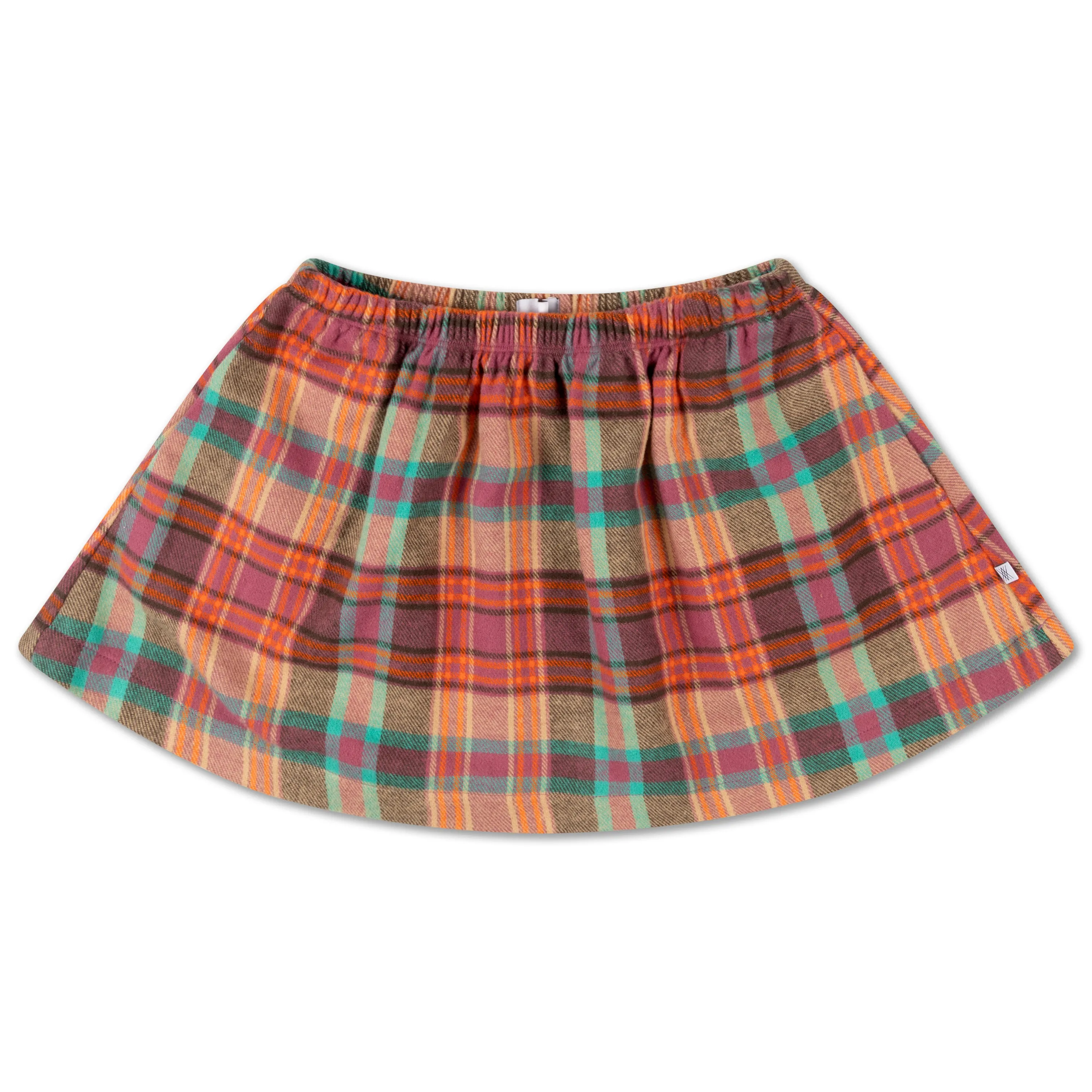 RPS Multi Flannel Pleated Skirt