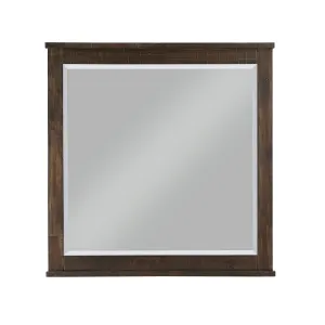 Rustic Industrial Birch Veneer Mirror