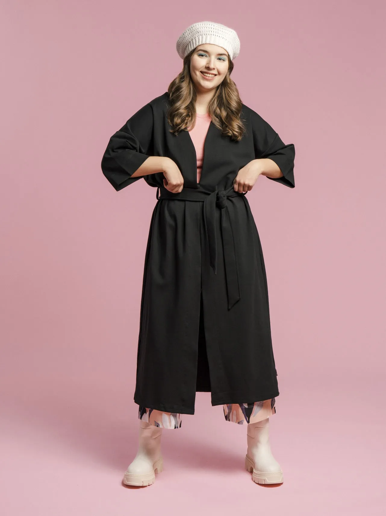 Samara Jacket / Wrap Dress Black