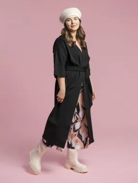 Samara Jacket / Wrap Dress Black