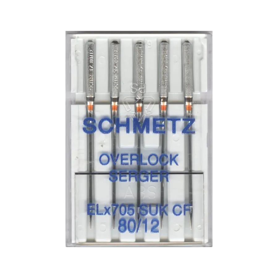 Schmetz Domestic Overlocker Serger Needles BALLPOINT SUK