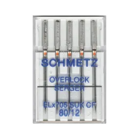 Schmetz Domestic Overlocker Serger Needles BALLPOINT SUK