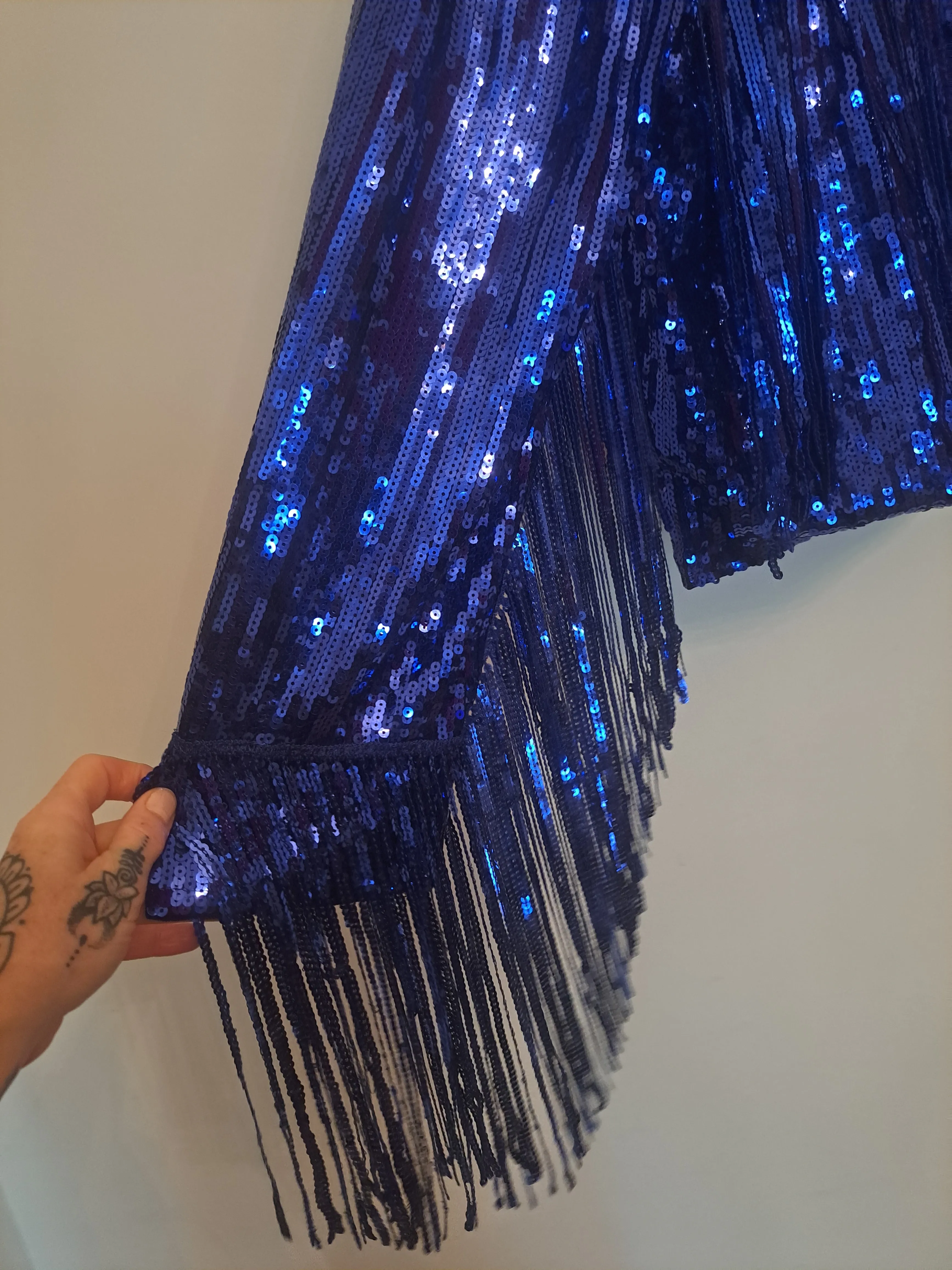 Sequin Fringed Jacket