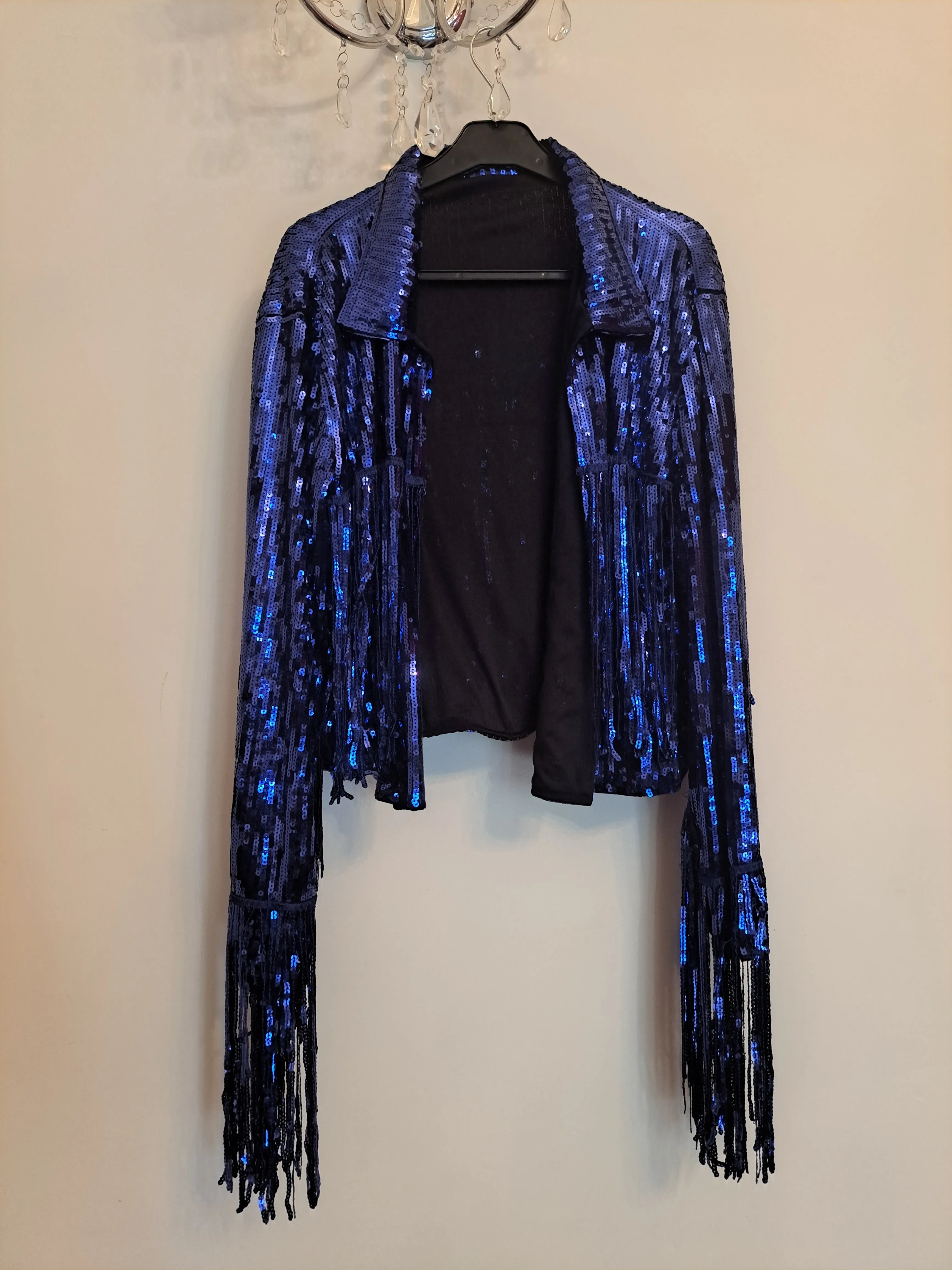 Sequin Fringed Jacket