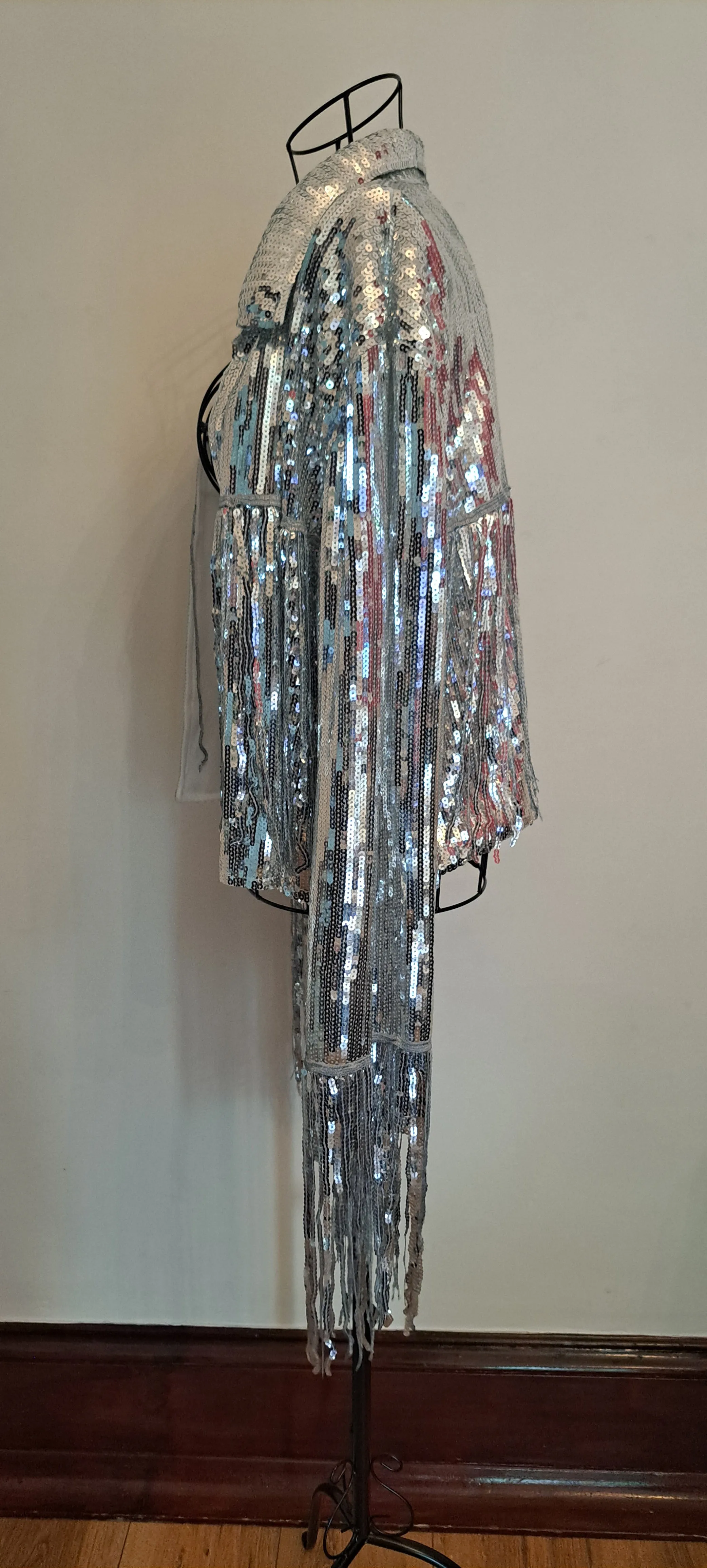 Sequin Fringed Jacket