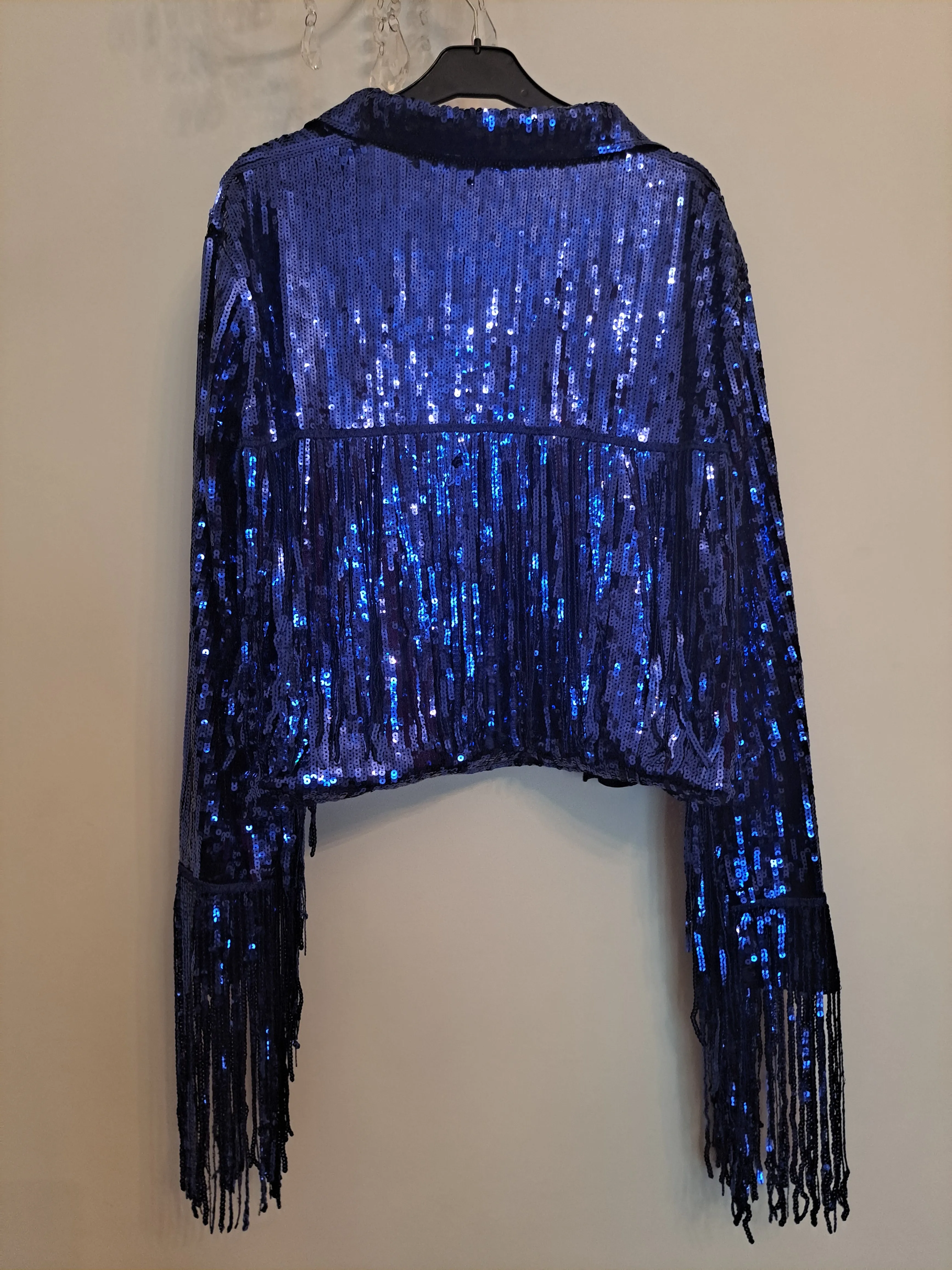 Sequin Fringed Jacket