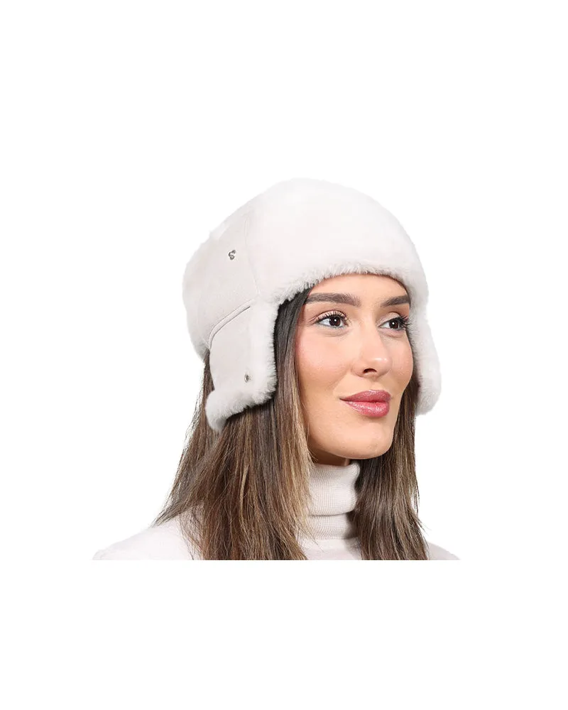 Shearling Beanie in Multiple Colors