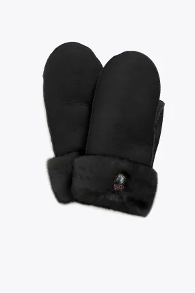 SHEARLING MITTENS