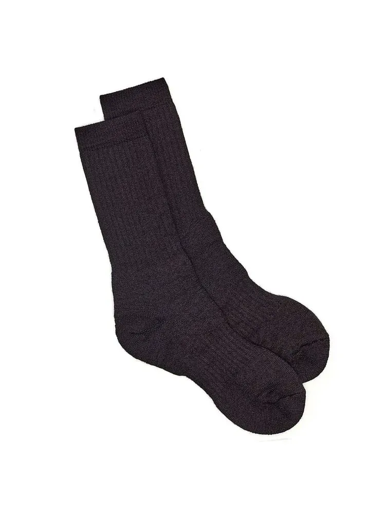 Southern Merino Wool Boot Socks in Black - Narrow Fit