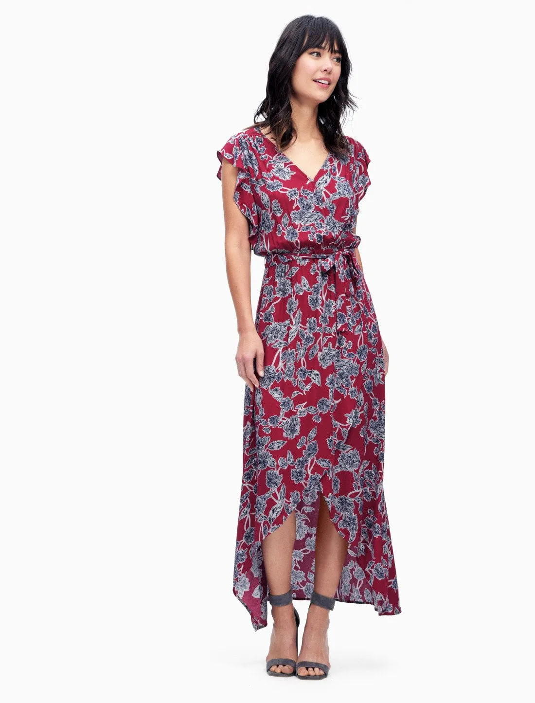 Splendid - Wrap Dress Style Beet Red