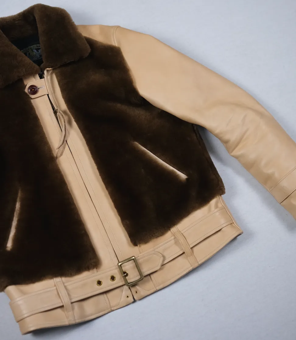 The Shop Vancouver "Baby Bear" Natural Horsehide and Shearling Grizzly Jacket