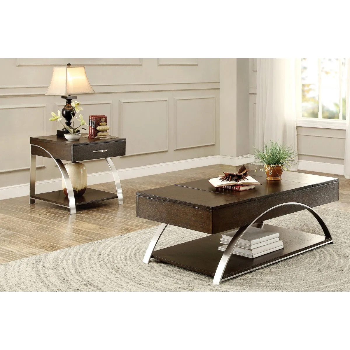 Tioga Collection Lift Top Cocktail Table