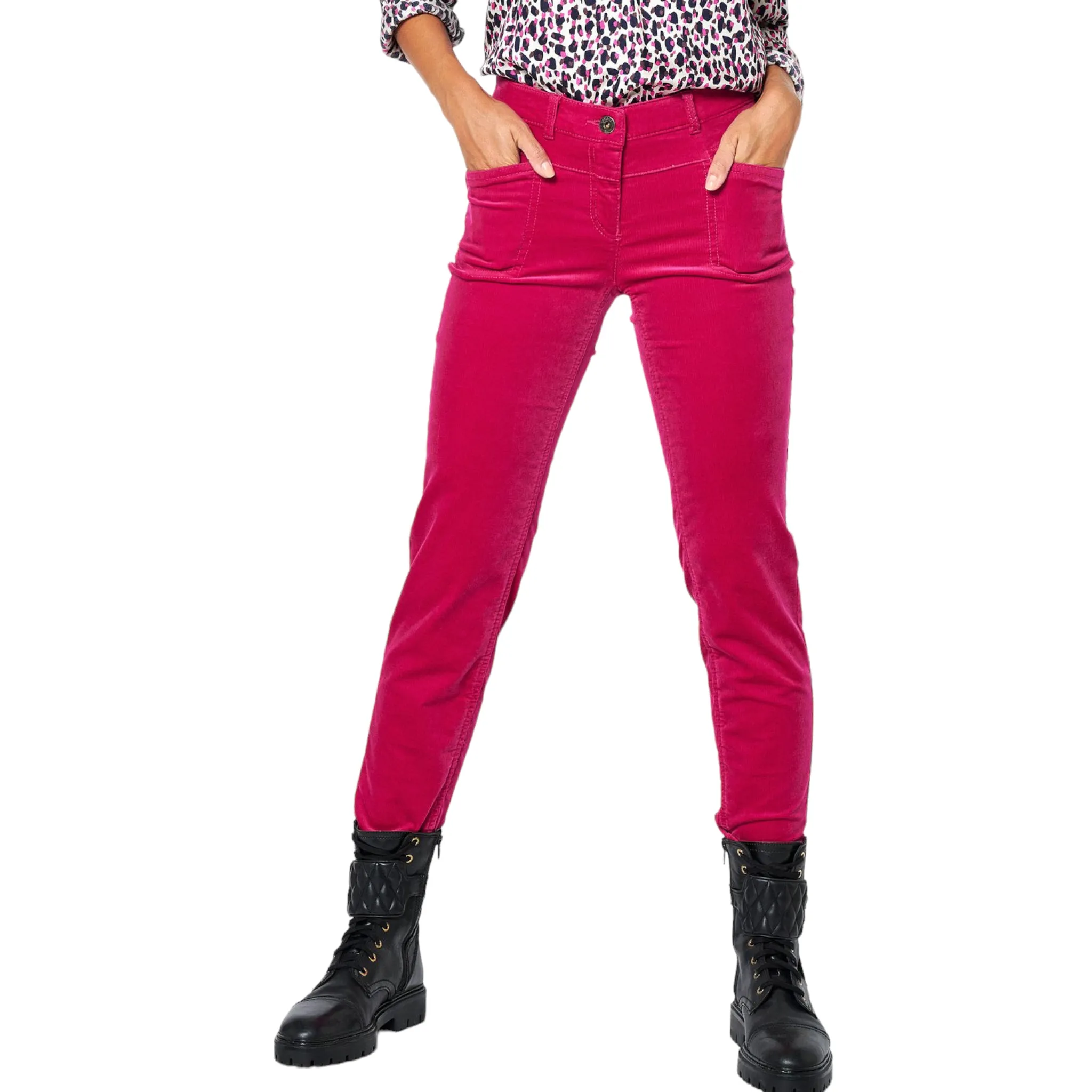 TONI Perfect Shape Trousers Deep Pink