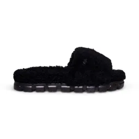 UGG Cozetta Curly Black Slippers - Women's