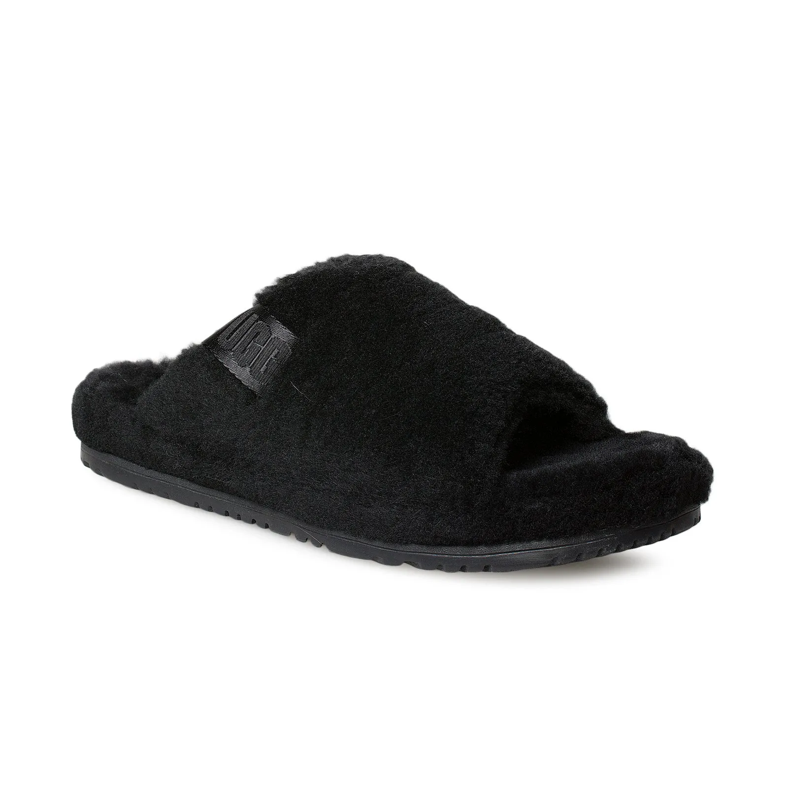 UGG Fluff You Black TNL Black Slippers - Men's