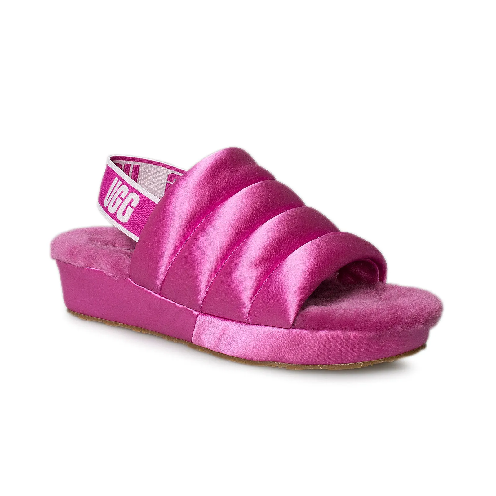 UGG Puff Yeah Fuchsia Slippers - Women's