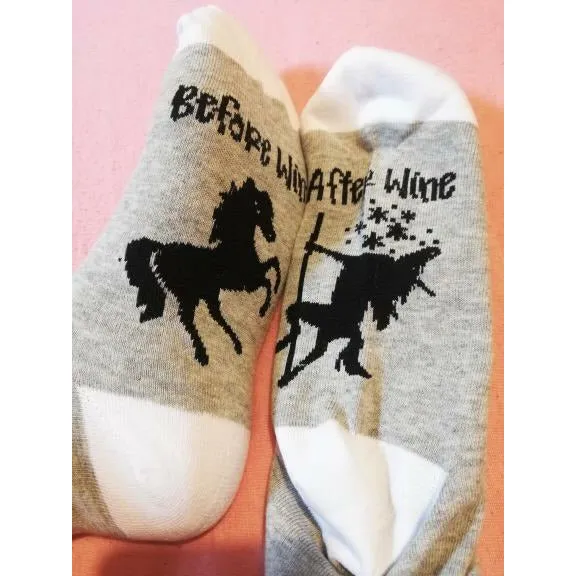 Unicorn Party Funny Socks