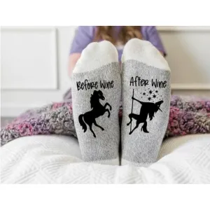 Unicorn Party Funny Socks