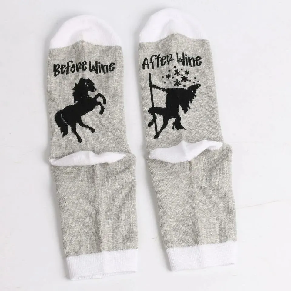 Unicorn Party Funny Socks