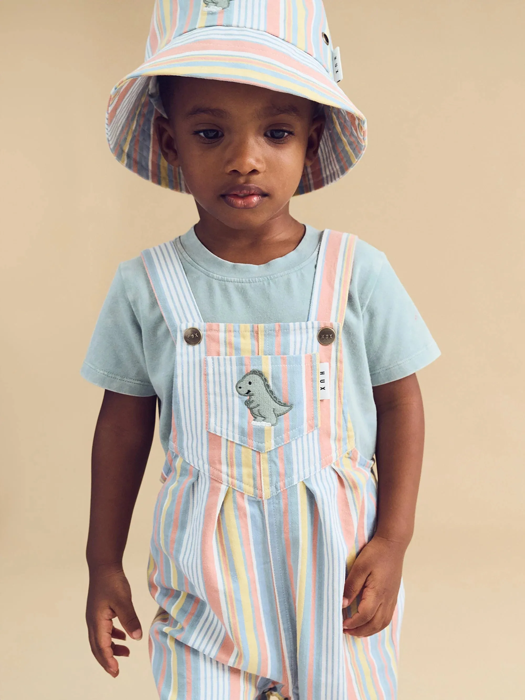 Vintage Stripe Overall - Multi