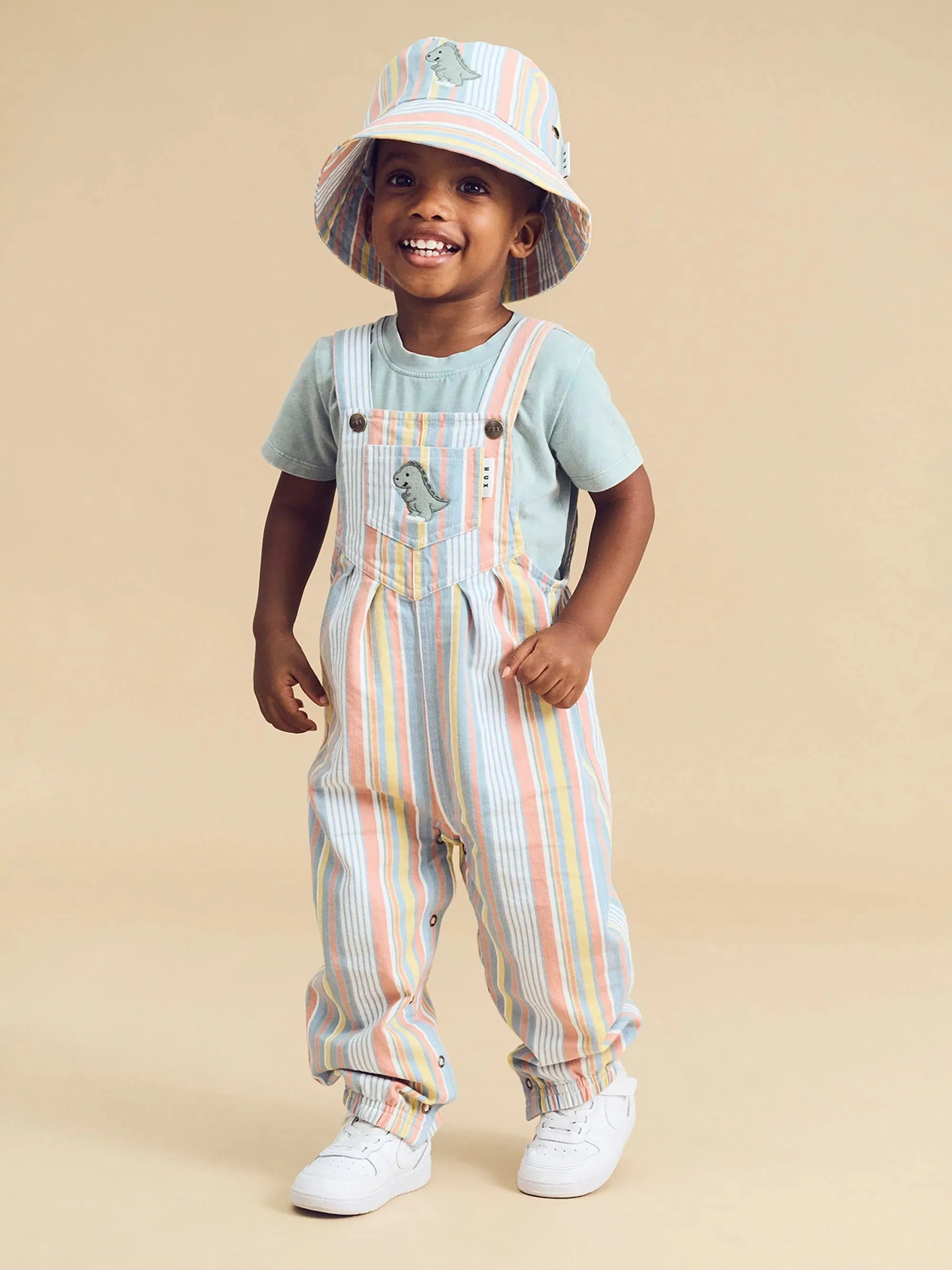 Vintage Stripe Overall - Multi