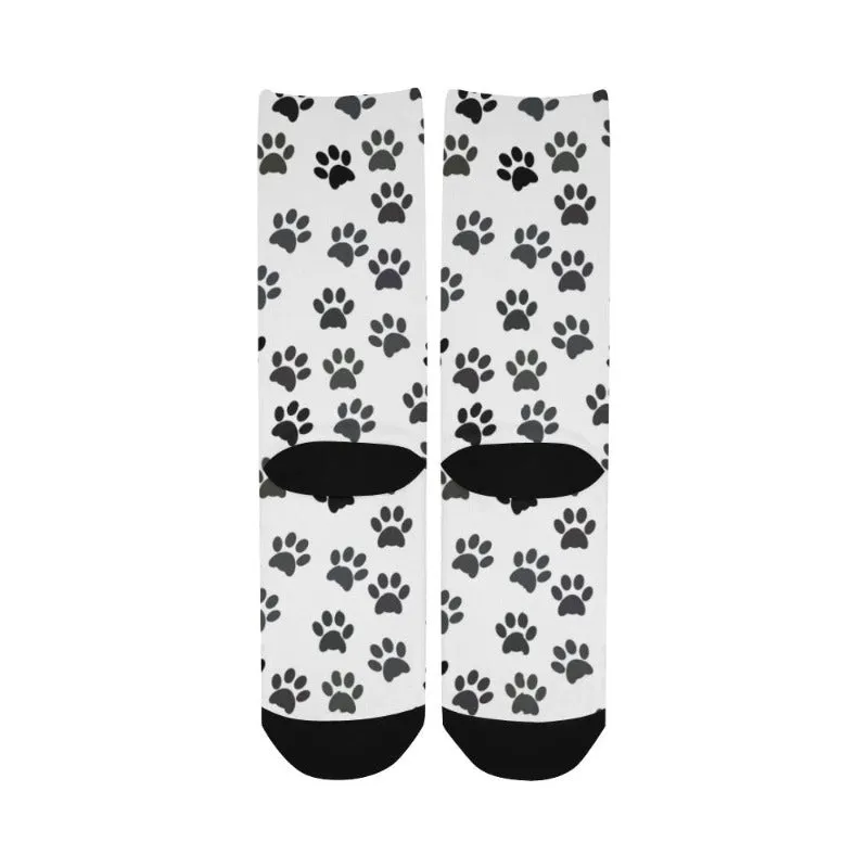 Women's Cat Paw Crew Socks Cute Gifts For Her