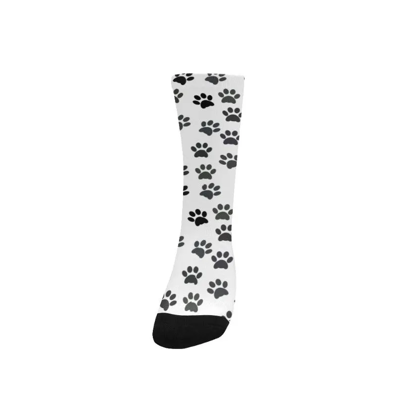 Women's Cat Paw Crew Socks Cute Gifts For Her