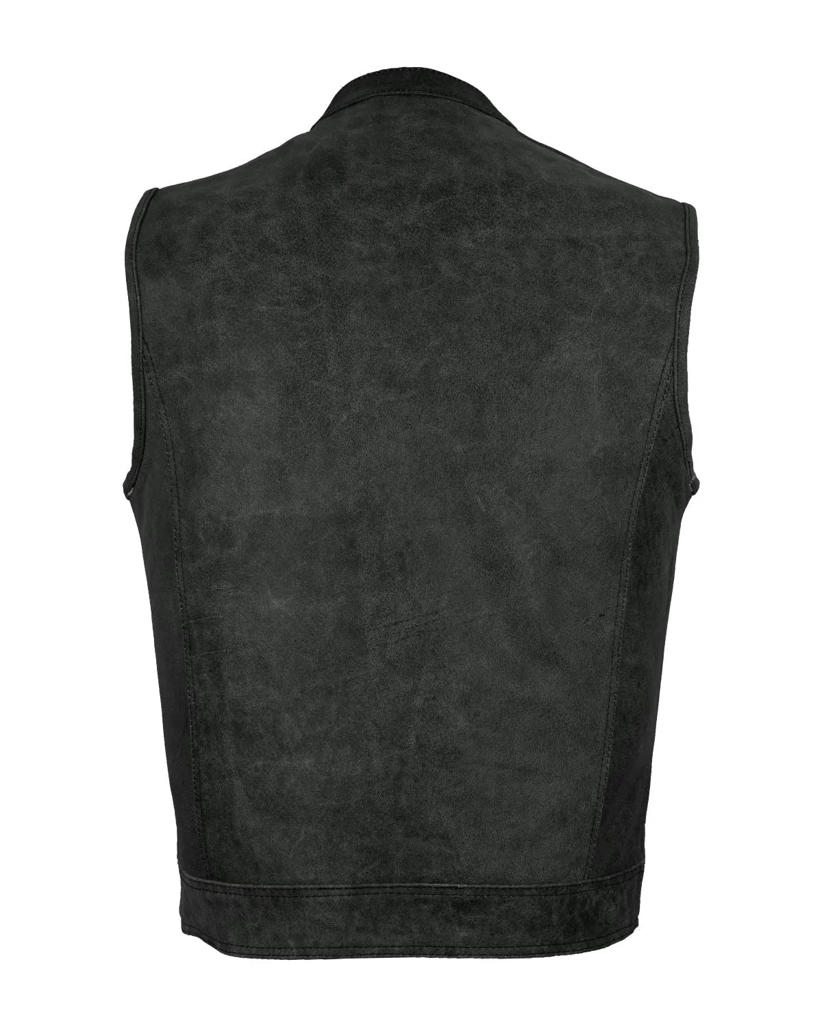 Women's Gray Club Vest with Concealed Carry Pockets & Side Laces