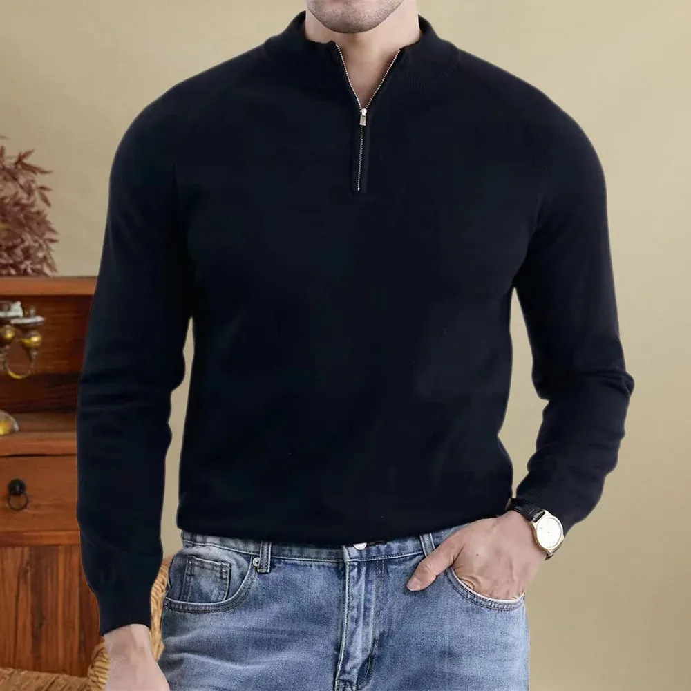 Wool smart casual premium sweater