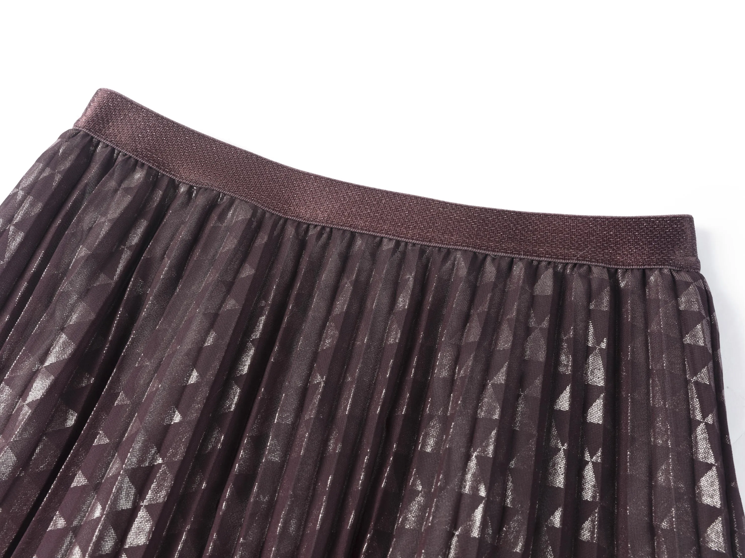 YAYING Pleated Midi Skirt