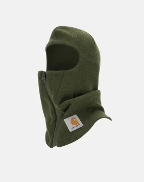 Zip Mask Green Balaclava with Zipper