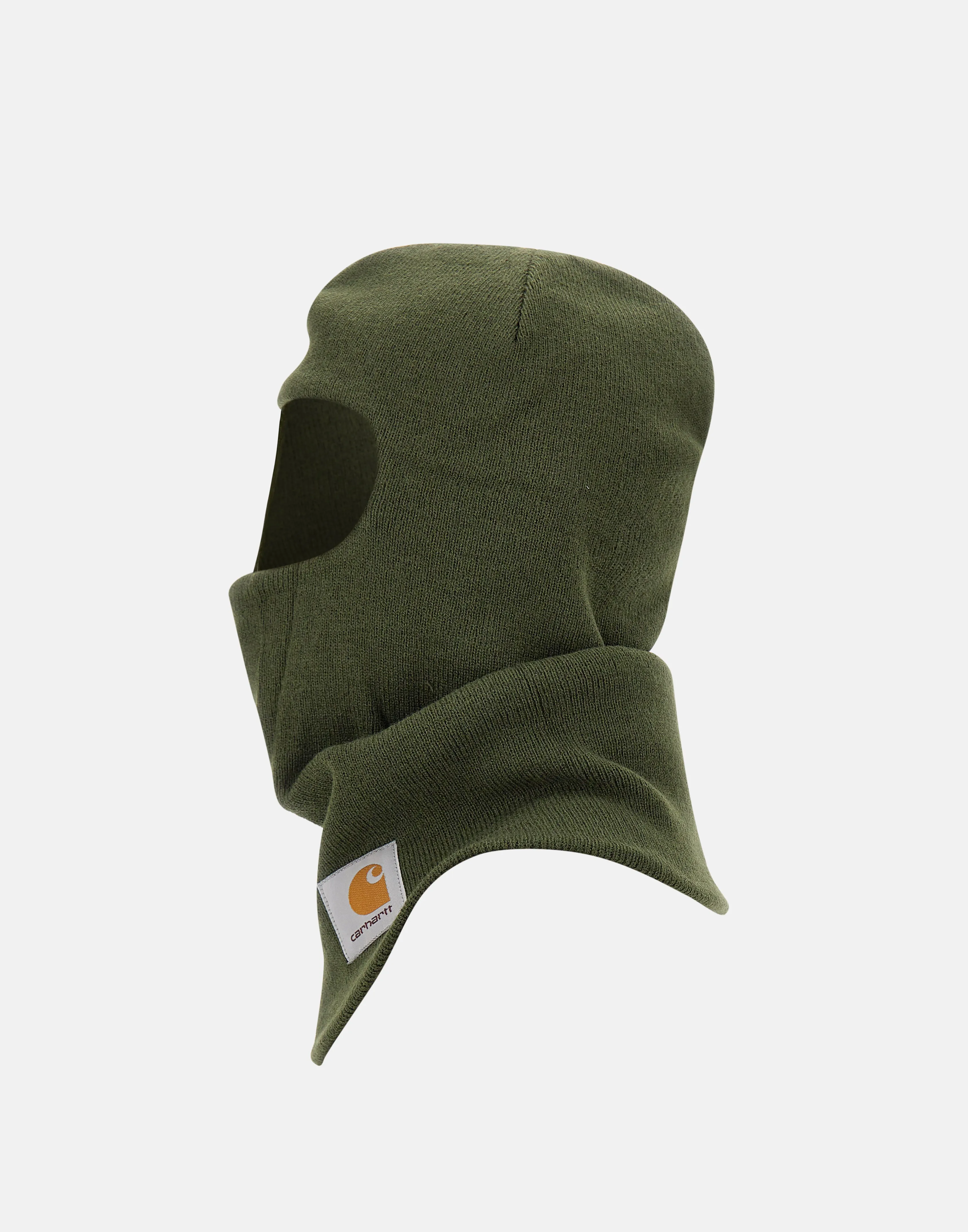 Zip Mask Green Balaclava with Zipper